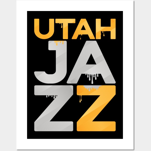 Utah Jazz Wall Art by slawisa